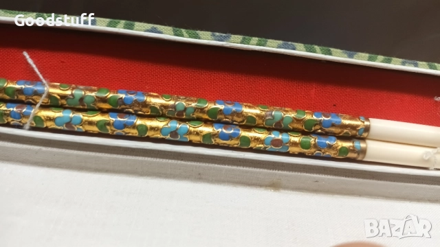 Прьчки ,клечки за хранене, клоазоне, позлата, кост, суши , снимка 4 - Прибори за хранене, готвене и сервиране - 52549180