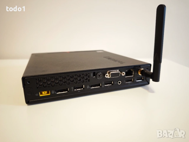 Lenovo ThinkCentre M715q Tiny Desktop AMD Ryzen 5 PRO 2400GE/512GB/8GB, снимка 3 - Работни компютри - 53356609