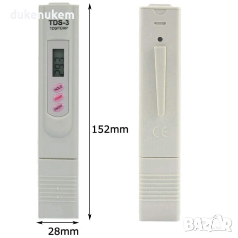 Дигитален TDS тестер за качество на водата, снимка 3 - Друга електроника - 53108955