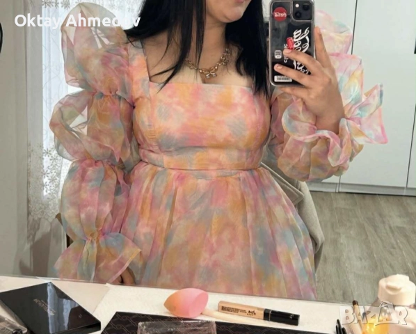 Ефектна рокля Подходяща за М размер, снимка 2 - Рокли - 51482193