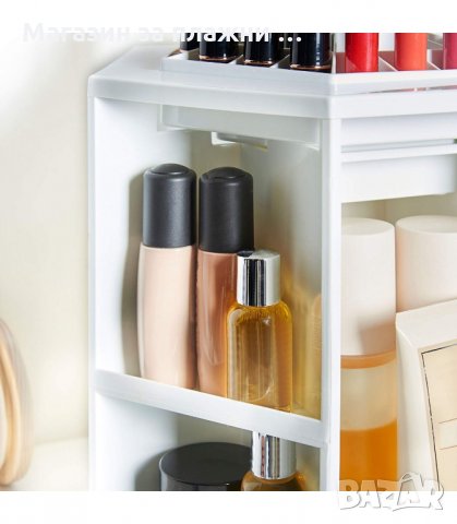 Пластмасов, настолен органайзер за гримове въртящ - пластмасов 2016, снимка 6 - Други - 34230008