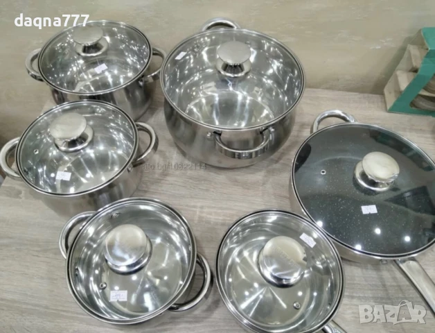 Швейцарски тенджери и тигани най-висок клас неръждаема стомана 🇧🇪 Идея за подарък, снимка 11 - Прибори за хранене, готвене и сервиране - 50444948