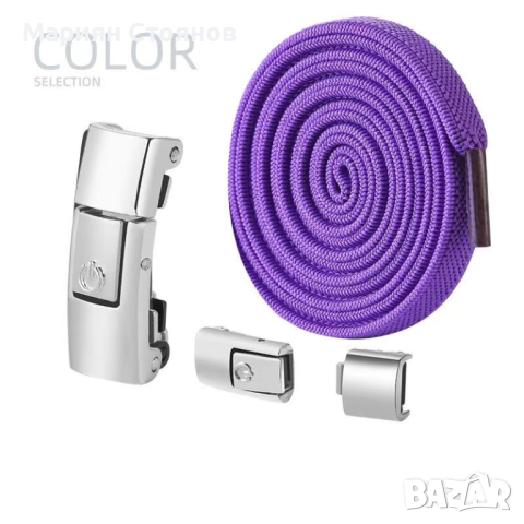 Връзки за обувки без връзване ластични еластични връзки за маратонки мързеливи, снимка 16 - Други - 44656273