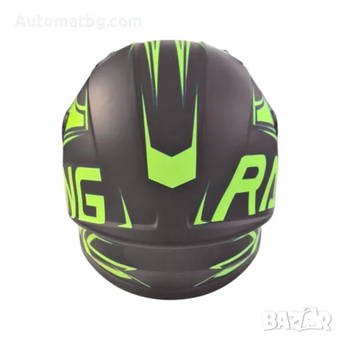 Детска каска Automat, Пистова, Черен с неон, снимка 2 - Аксесоари и консумативи - 49485550