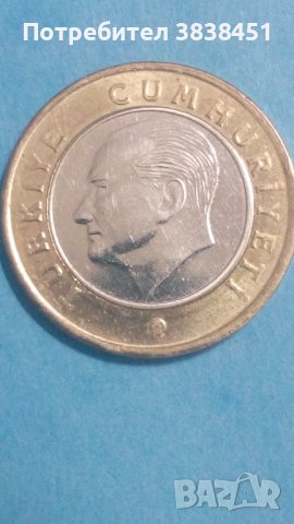 1 лира Турция 2021 года, снимка 1