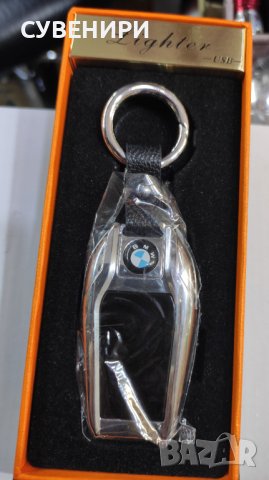 Луксозна USB запалка BMW с фенерче и ключодържател , снимка 8 - Запалки - 39370819