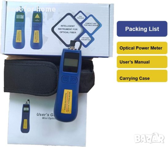 Optical Power Meter -70 до +10dBm / Fiber light meter, снимка 2 - Други инструменти - 41719177
