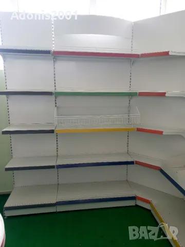 Нови метални крайстенни, ъглови стелажи. Стелажи с перфо-гръб. , снимка 2 - Стелажи и щандове - 25160643