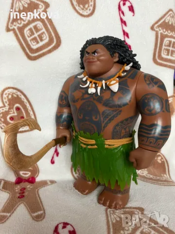 Кукла Мауи 27 см. от Смелата Ваяна (Моана) Хасбро, снимка 15 - Кукли - 43179897