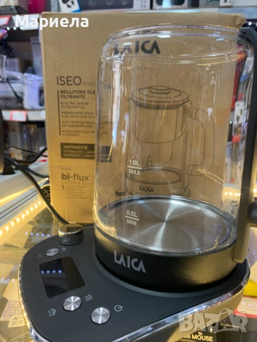 Електрическа кана LAICA ISEO / Кана с настройка на градуса, снимка 2 - Кани - 53859152