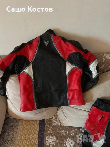 Кожен мото екип от две части Frank Thomas, снимка 4 - Якета - 50472364