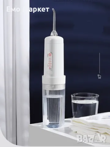 Компактен електрически зъбен душ с мощна водна струя за домашна употреба, снимка 6 - Други - 49104300