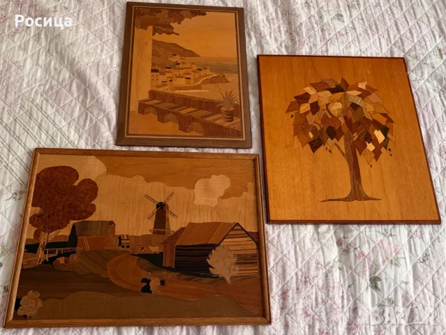 Дървени картини , снимка 1 - Антикварни и старинни предмети - 50272007