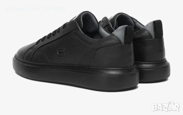 Черни мъжки кецове G-Star Raw, снимка 2 - Кецове - 53215893