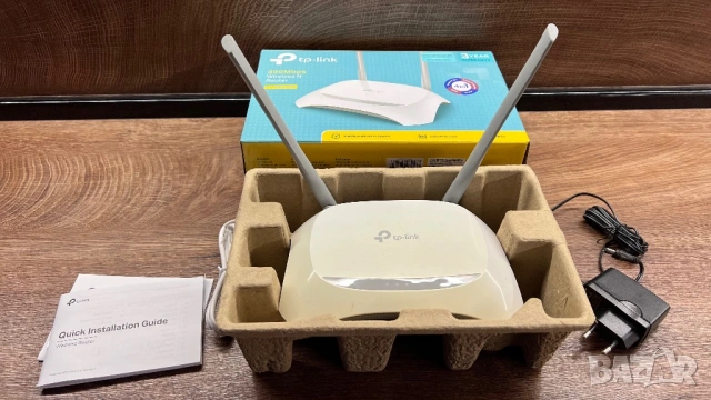 Рутер TP-link TL-WR840N, снимка 3 - Други - 52425166