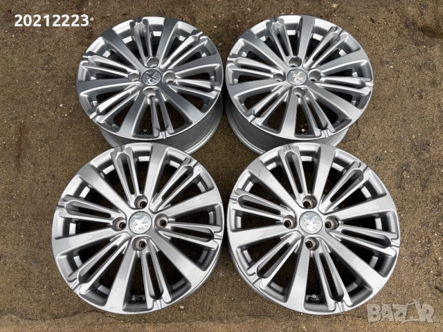 4 броя алуминиеви джанти за Peugeot 208,2008 16, снимка 7 - Гуми и джанти - 52708834