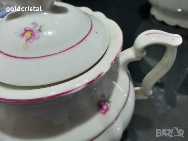 Стар български порцелан чайник заханица латиера , снимка 9 - Антикварни и старинни предмети - 51887719