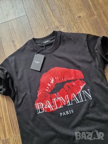 страхотна мъжка тениска BALMAIN размер S M L XL 2XL , снимка 4 - Тениски - 49449645