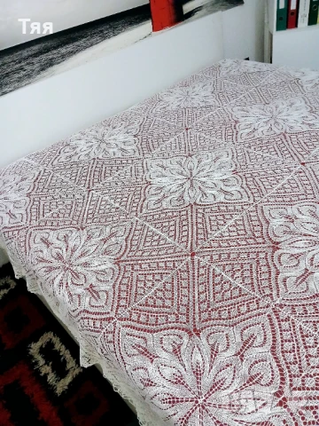 Плетена покривка за спалня , снимка 3 - Покривки за легло - 51388127