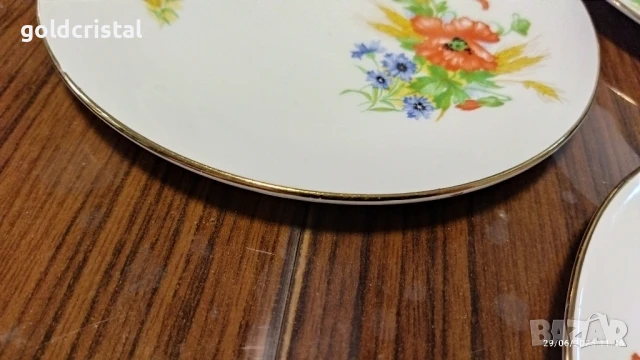 Стар английски костен порцелан чинии , снимка 8 - Антикварни и старинни предмети - 16064322