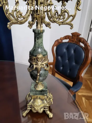 СВЕЩНИК СТИЛ ,,БАРОК'', снимка 2 - Антикварни и старинни предмети - 43104812