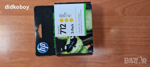 HP 712 80ml Black Ink Cartridge3ED71A, снимка 3 - Принтери, копири, скенери - 50803247