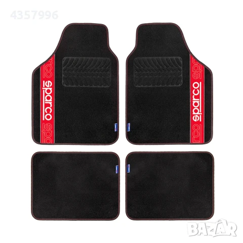 Стелки мокет Sparco - Червени и Сини, снимка 2 - Аксесоари и консумативи - 51115956