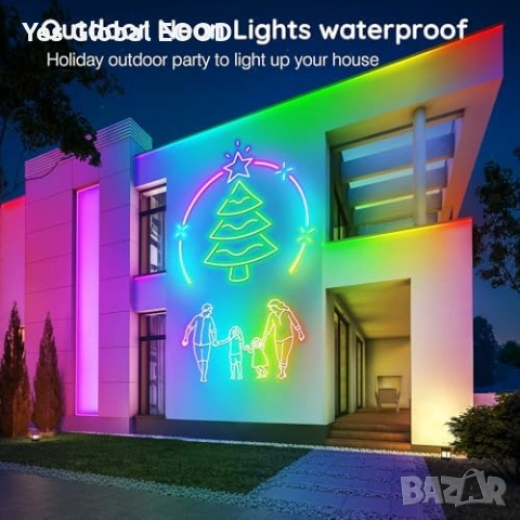 UERPO RGB неон LED лента 6м App и дистанционно, снимка 5 - Лед осветление - 53784750