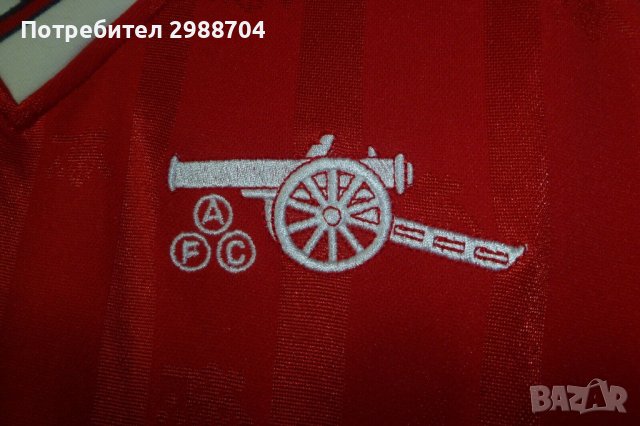 ретро футболен екип Arsenal London JVC, снимка 4 - Футбол - 41126569