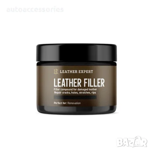 	Кит/Филър за кожа Leather Filler бял за поправка на щети и ретуширане на кожа и винил, Leather Expe, снимка 4 - Аксесоари и консумативи - 48123508