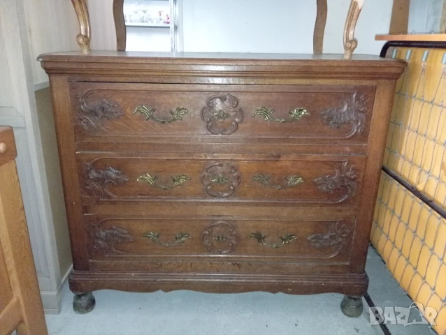 ретро шкаф с чекмеджета внос от Европа, снимка 3 - Шкафове - 50699536