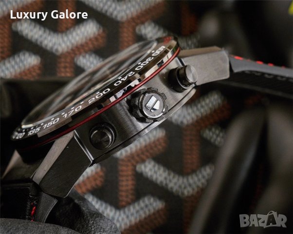 Мъжки часовник TAG Heuer Carrera x Senna Chronograph Tourbillon с кварцов механизъм, снимка 3 - Мъжки - 39242675