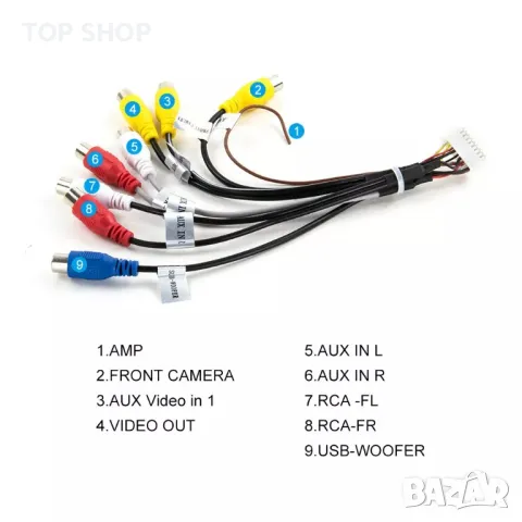 Мултимедия за Toyota, Навигация, двоeн дин, 8 инча, YARIS, Hilux, Fortunner, RAV 4, Corolla, Auris, снимка 4 - Аксесоари и консумативи - 49746465