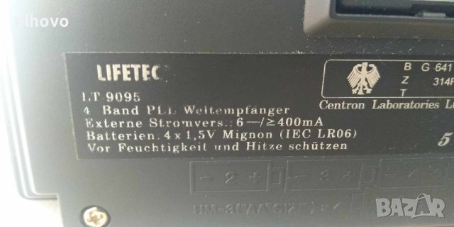 Радио Lifetec et 9095, снимка 4 - Радиокасетофони, транзистори - 42267731