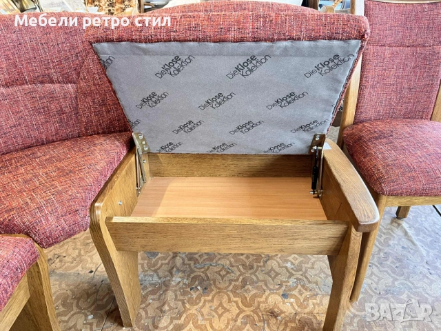 Красив кухненски ъгъл с два стола. С място за съхранение., снимка 6 - Дивани и мека мебел - 52279109