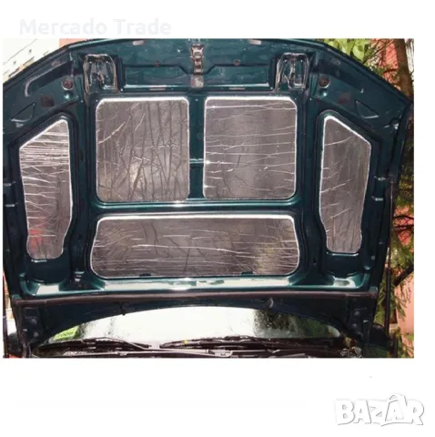 Шумоизолация за кола, Шумоизолиращо фолио, За капаци и врати, 6мм, Сив, снимка 5 - Аксесоари и консумативи - 49723305