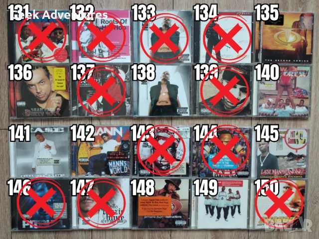 Hip-Hop Rap Music Albums CD's Оригинални Рап Музикални Дискове Хип-Хоп, снимка 9 - CD дискове - 46671250