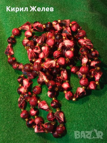 СТАР РЕТРО ГЕРДАН - КАТАЛИН и МЪНИСТА РЪЧНА АРТ ИЗРАБОТКА 27911, снимка 3 - Антикварни и старинни предмети - 37127883