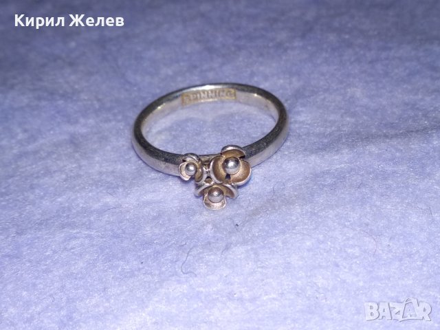 SPINNING Марков ФЛОРАЛЕН НЕЖЕН СРЕБЪРЕН АРТ ПРЪСТЕН СРЕБРО 925 БИЖУТЕРСКА ФИНА РЪЧНА РАБОТАА 38560, снимка 5 - Пръстени - 41741442