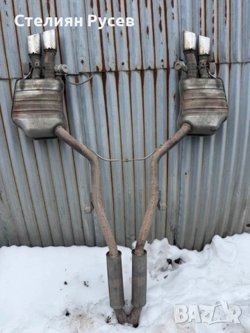 генерация ауспуси 4e0 253 411 611 aa exhaust system silencer генерация audi a8 s8 d3 5.2 450hp facel