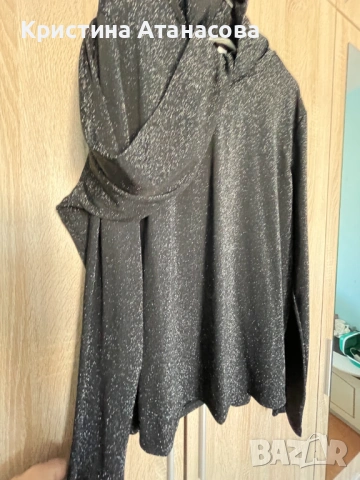 ✨ Луксозна блестяща блуза – люрекс ✨, снимка 4 - Блузи - 52501495