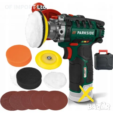 Акумулаторна Полираща Машина PARKSIDE 12V Li-Ion X-Team