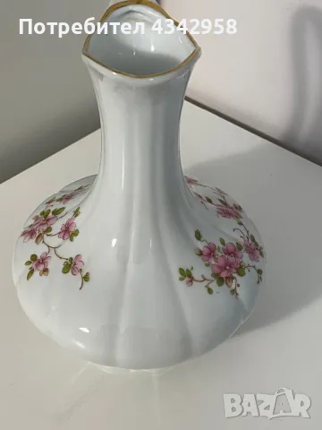 KPM Royal Porcelain Germany .Кана с цветя.1960-1970, снимка 3 - Колекции - 49740265