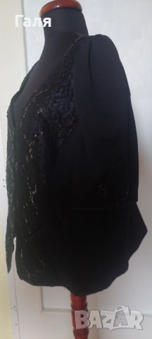 Късо сако с пайет/блуза , снимка 7 - Сака - 52200421