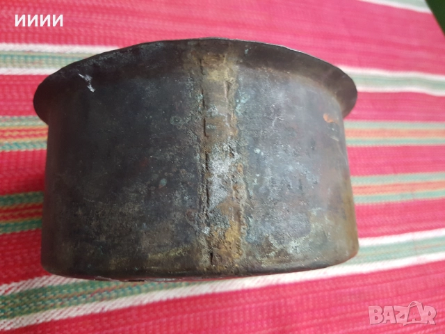 Бакърена тенджера тиган чиния, снимка 2 - Антикварни и старинни предмети - 52571608