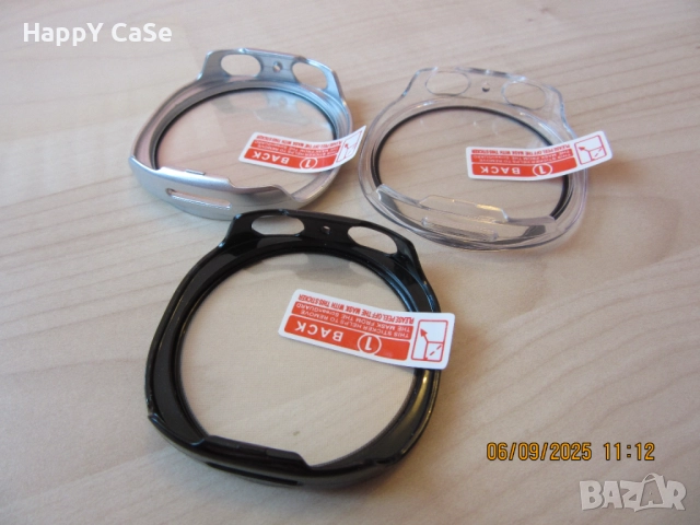 Samsung Galaxy Watch 8 44 40 / Classic 46 / Твърд PC удароустойчив кейс с протектор , снимка 12 - Смарт часовници - 51391712