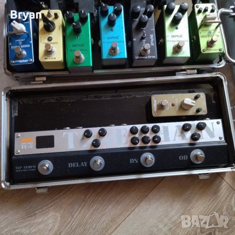 31 педала Ehx, Digitech, Tone city, два педалборда Mooer, някои нови за китара, снимка 13 - Китари - 20907626