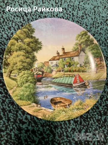 Колекционерски порцеланови чинии-3 броя, снимка 7 - Колекции - 48446096