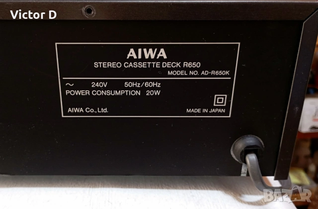  AIWA AD-R650-Deck3 head -За части или ремонт, снимка 15 - Декове - 53154028