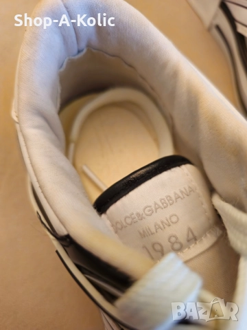 Original DOLCE & GABBANA Custom 2.Zero Low-Top Sneakers, снимка 8 - Маратонки - 51816119